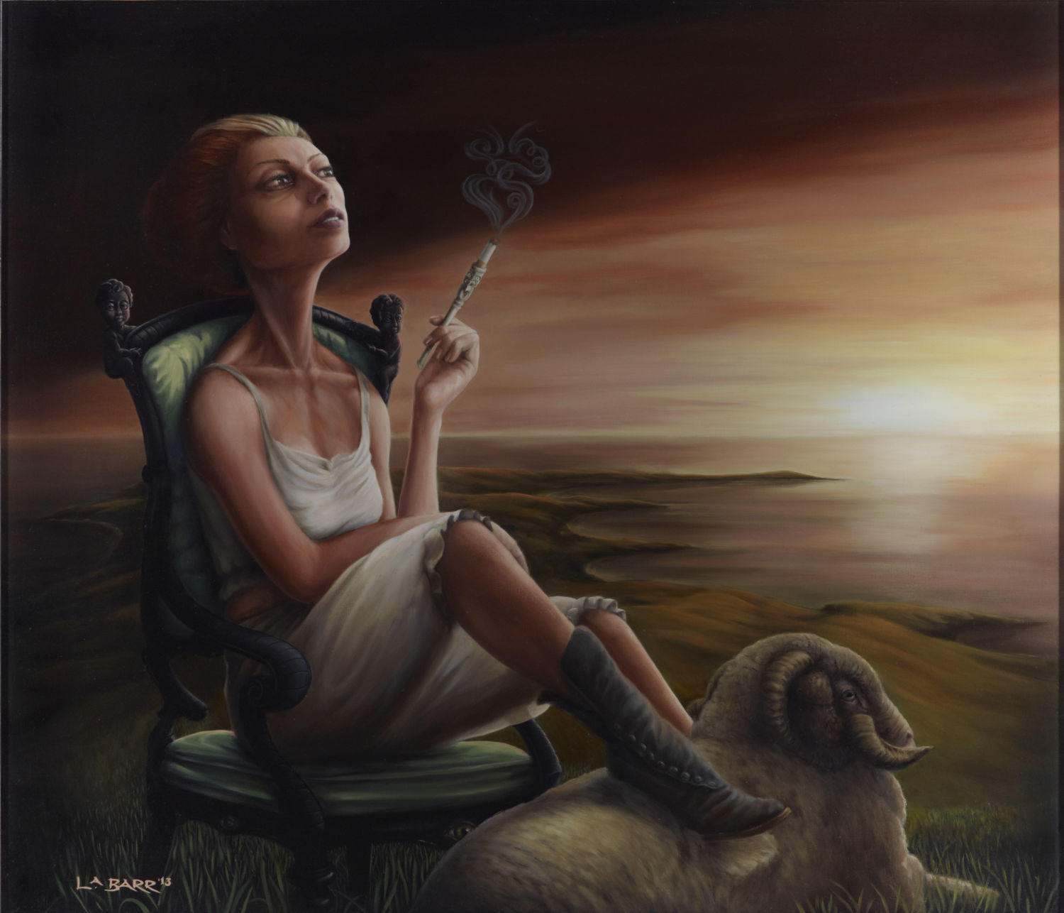 image of painting Contemplace